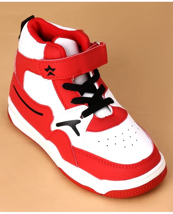 Cute Walk by Babyhug Velcro Closure Casual Shoes - Red