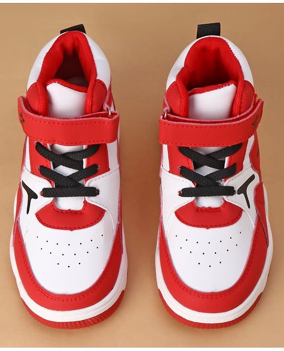 Cute Walk by Babyhug Velcro Closure Casual Shoes - Red