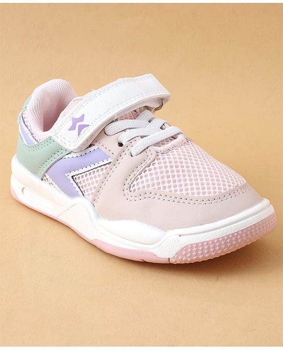 Cute Walk by Babyhug Casual Shoes With Velcro Closure - Pink