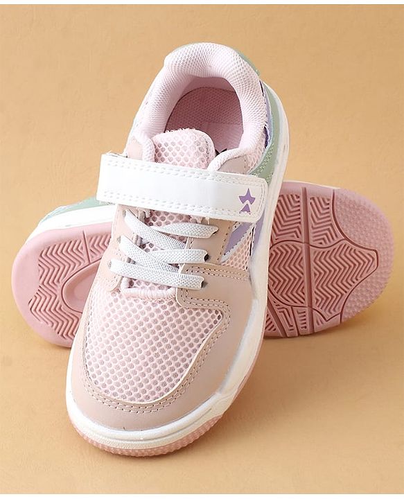 Cute Walk by Babyhug Casual Shoes With Velcro Closure - Pink