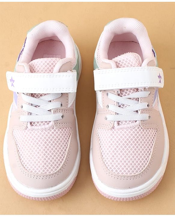 Cute Walk by Babyhug Casual Shoes With Velcro Closure - Pink