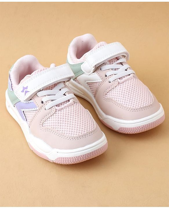 Cute Walk by Babyhug Casual Shoes With Velcro Closure - Pink