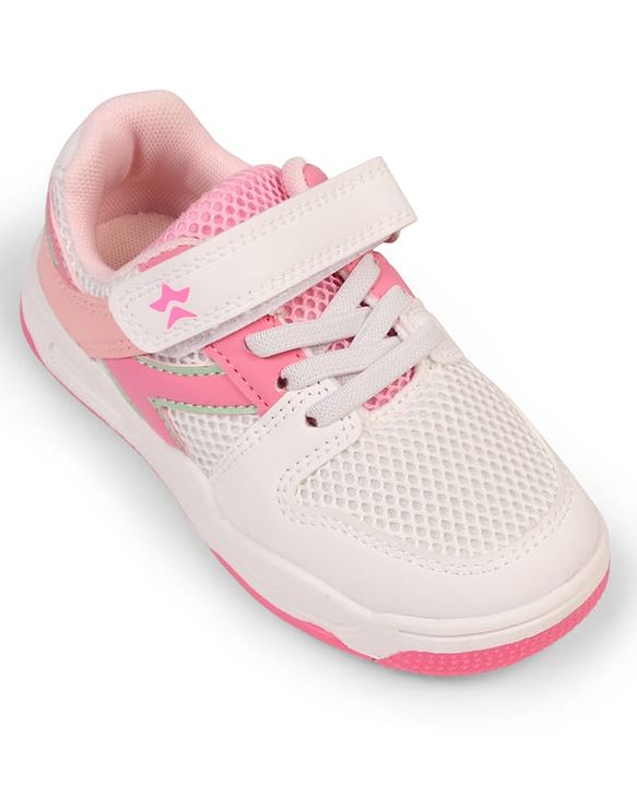 Cute Walk by Babyhug Casual Shoes With Velcro Closure - Pink