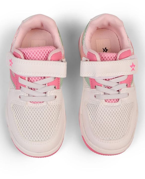Cute Walk by Babyhug Casual Shoes With Velcro Closure - Pink