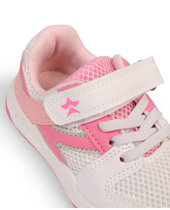 Cute Walk by Babyhug Casual Shoes With Velcro Closure - Pink