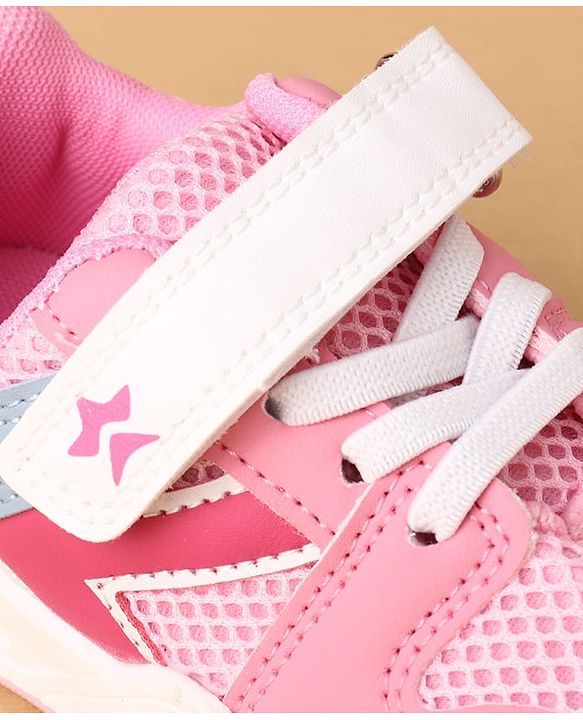 Cute Walk by Babyhug Casual Shoes With Velcro Closure - Pink