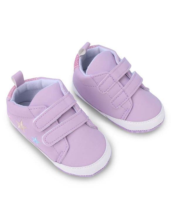 Cute Walk by Babyhug Booties with Velcro Closure - Pink