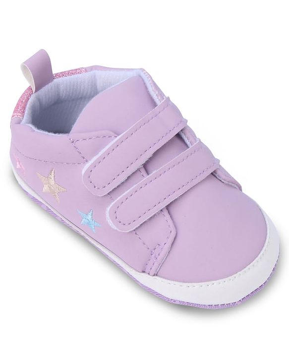 Cute Walk by Babyhug Booties with Velcro Closure - Pink