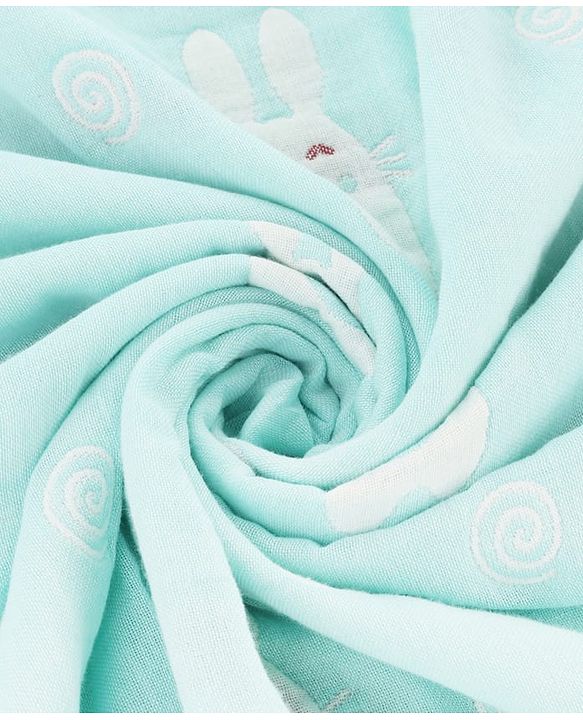 Babyhug 6 Layer 100% Cotton Gauze Muslin Baby Blanket | Super Soft | Breathable | Absorbent - Yellow