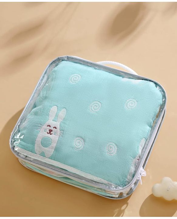 Babyhug 6 Layer 100% Cotton Gauze Muslin Baby Blanket | Super Soft | Breathable | Absorbent - Yellow