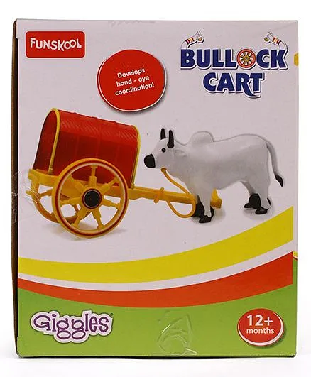 Giggles Pull Along Bullock Cart Toy White Red Online India Buy Infant Play Gyms for 18 Months 3 Years at FirstCry 2090711