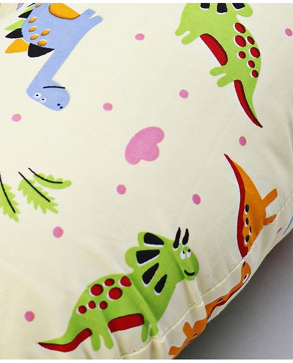 Babyhug Cotton Feeding Pillow Teddy Bear Print - Pink | Fits upto waist size 44 inches