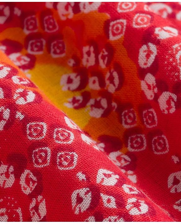 Pine Kids Cotton Woven Full Sleeves Kurta Pajama Set With Floral Print - Multicolour
