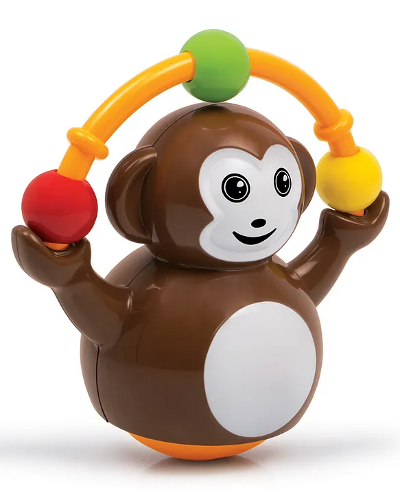 Fisher price crawl clearance along monkey