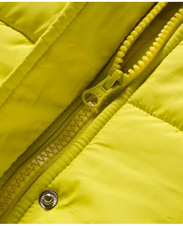 Babyhug Woven Full Raglan Sleeves Hooded Padded Jacket With Floral Applique - Lime Green