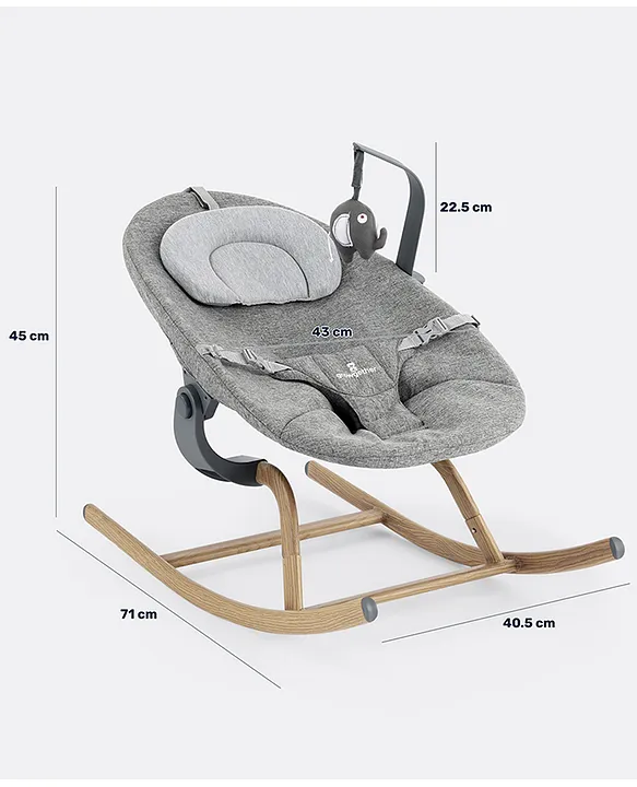 Growgether Nebula Baby Rocker Ergonomic Recliner with 3-Position