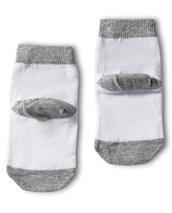 Cute Walk by Babyhug Knit Anti Bacterial Ankle Length Socks With Animal Design Pack of 3 - Multicolor