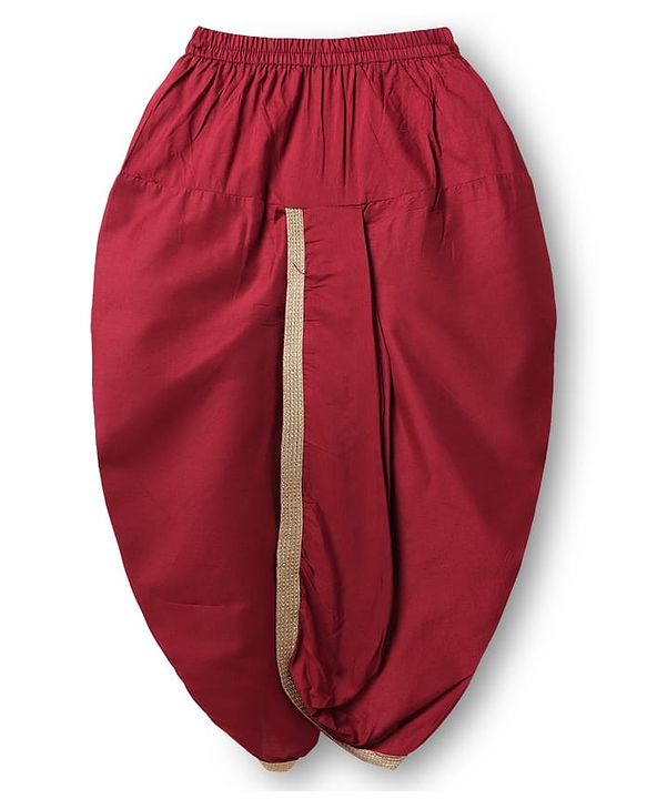 Babyhug Cotton Woven Full Sleeves Deer & Floral Embroidered Kurta Dhoti Set - Mustard