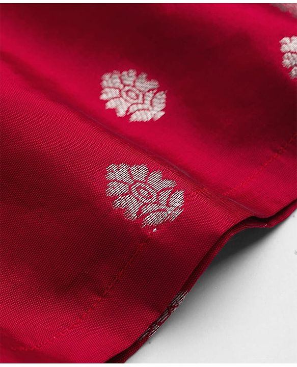 Babyhug Brocade Woven Full Sleeves Kurta Pajama Set with Motif Embroidery - Maroon