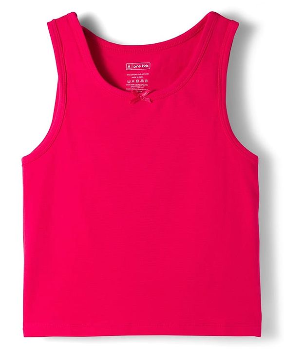 Pine Kids Knit Sleeveless Vests With Polka Dots Print Pack Of 3 (Colour May Vary)