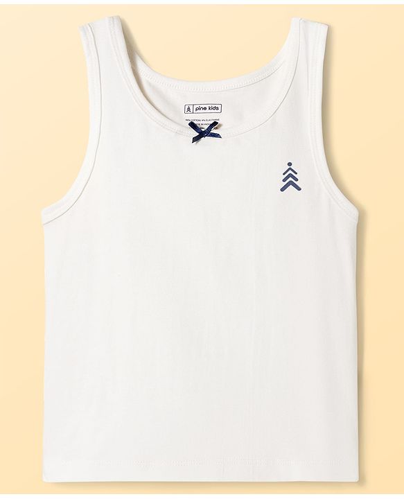 Pine Kids Cotton Knit Sleeveless Vests With Star Print Pack Of 3 (Colour May Vary)