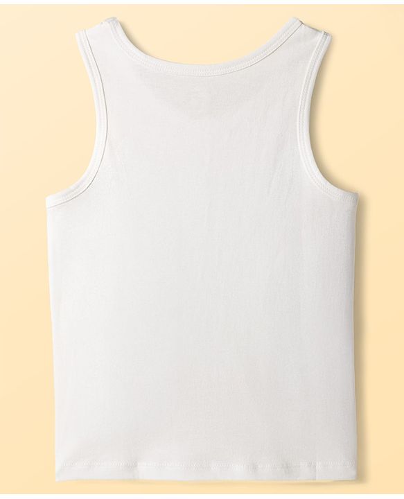Pine Kids Cotton Knit Sleeveless Vests With Star Print Pack Of 3 (Colour May Vary)