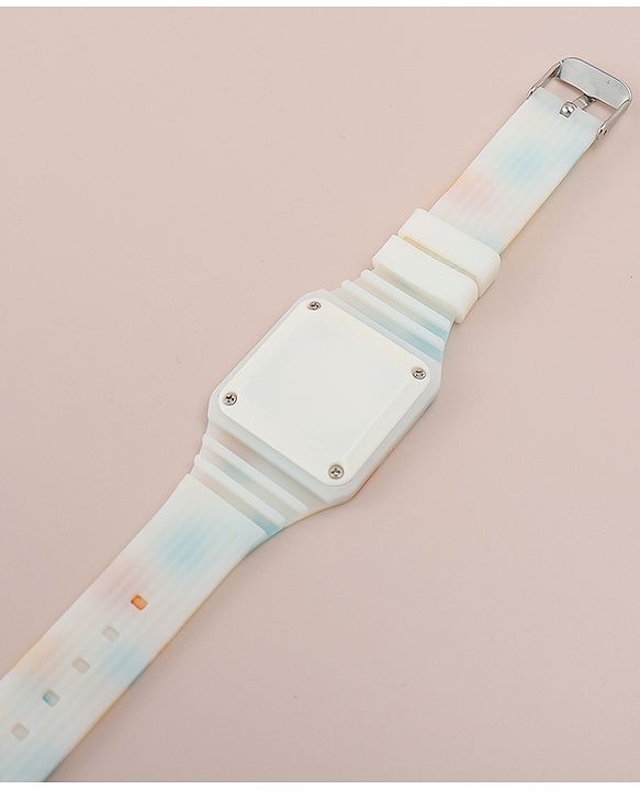 Babyhug Free Size Digital Watch with Baby Dino Print - Multicolor