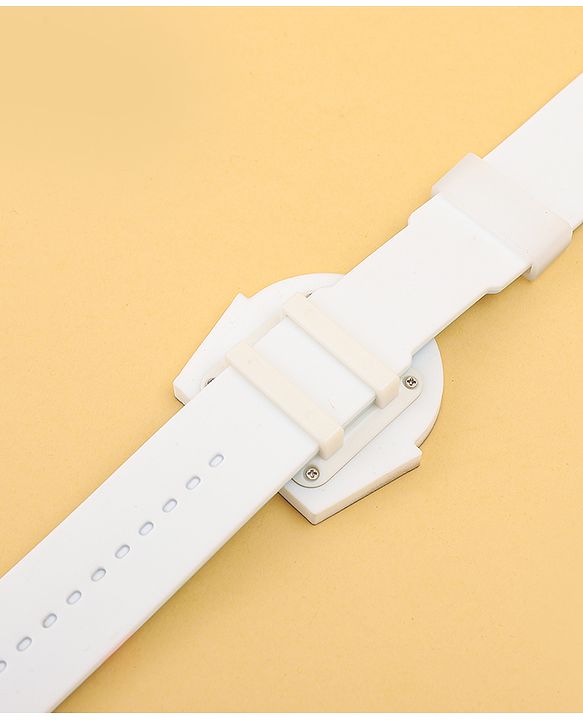 Babyhug Free Size Digital Watch With Cupcake Print - Light Blue