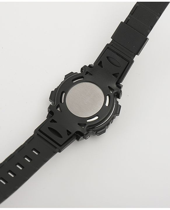 Babyhug Free Size Solid Digital Watch - Black