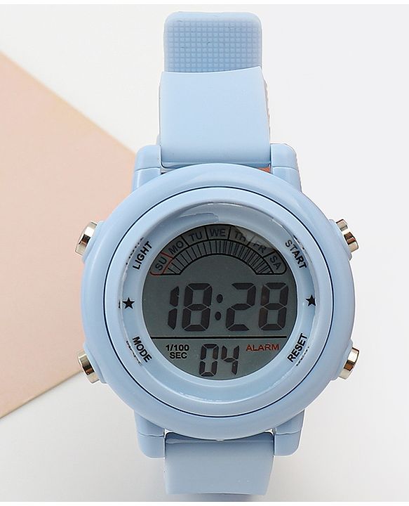 Babyhug Free Size Digital Watch - Navy Blue