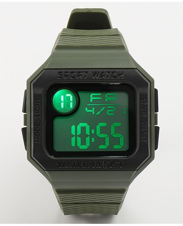 Babyhug Free Size Digital Watch - Dark Grey