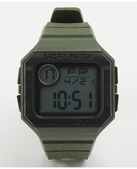 Babyhug Free Size Digital Watch - Dark Grey