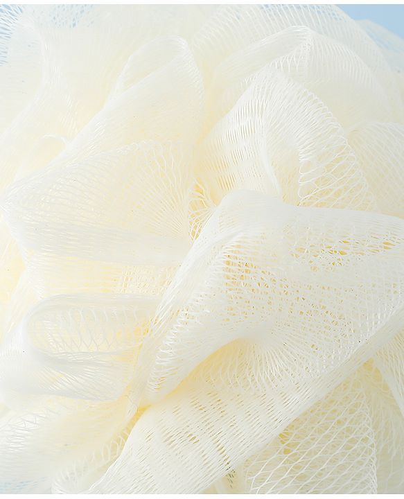 Babyhug Bath Sponge/Loofah with Ducky Applique - Beige