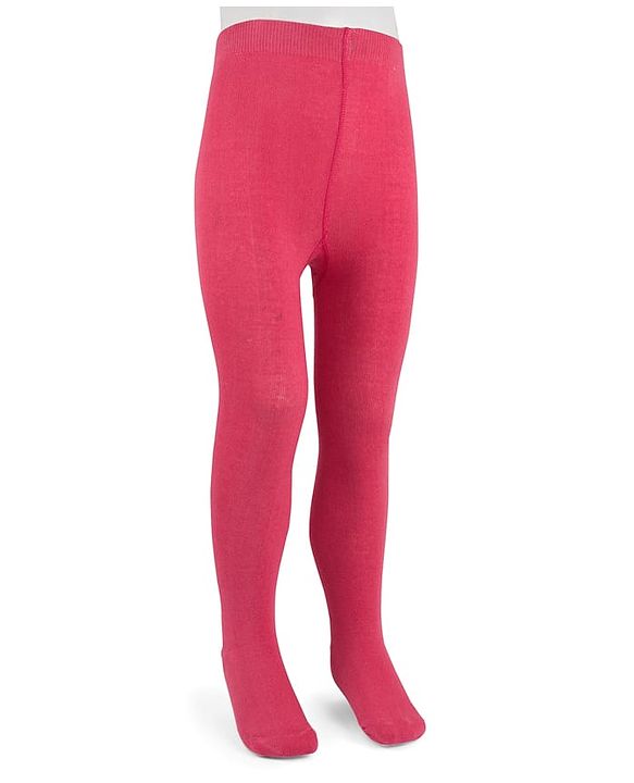 Cute Walk By Babyhug Antibacterial Footed Solid Color Tights - Pink