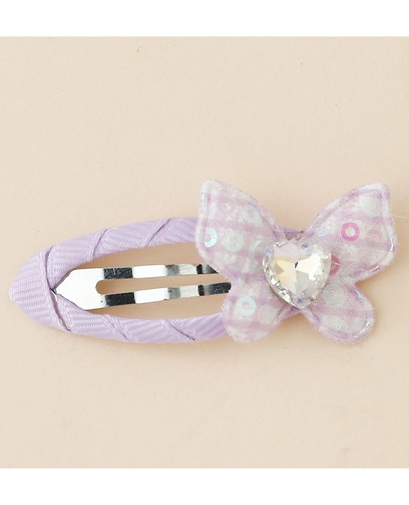 Babyhug Free Size Floral & Bow Applique Hair Accessories Combo Sets - Pink