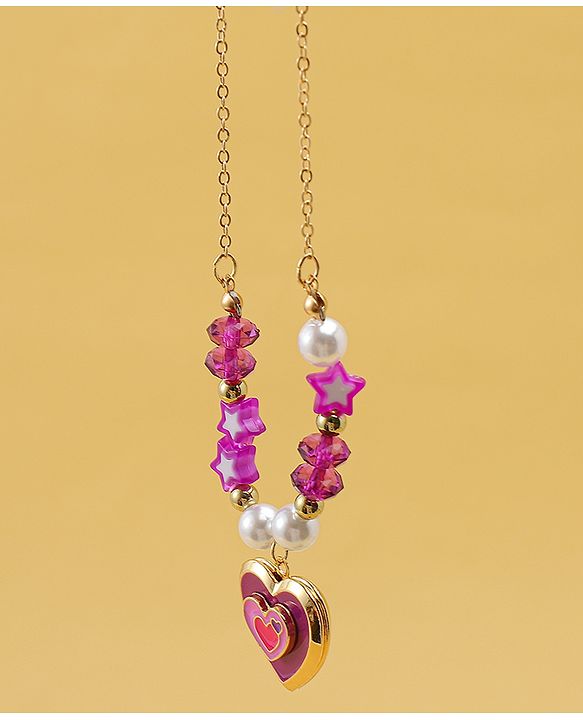 Babyhug Jewellery Set Free Size - Purple & White