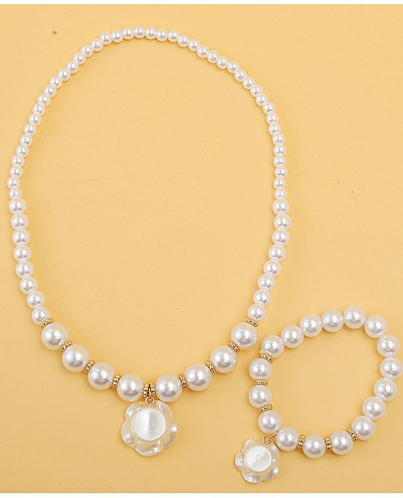 Babyhug Jewellery Set Free Size - White