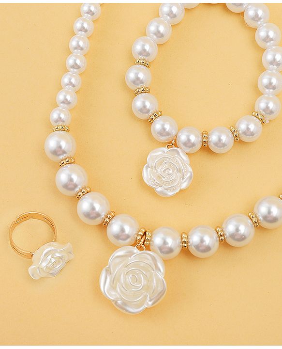 Babyhug Jewellery Set Free Size - White