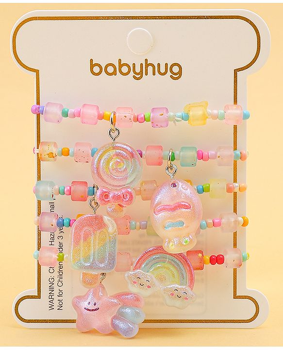 Babyhug Free Size Bracelets & Bangles With Applique - Multicolor