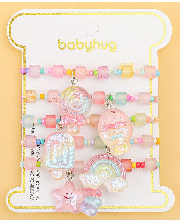 Babyhug Free Size Bracelets & Bangles With Applique - Multicolor