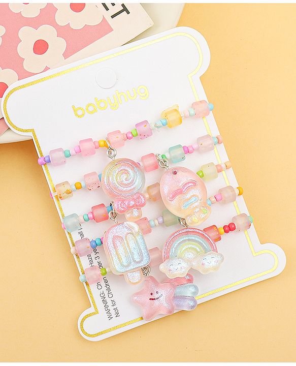 Babyhug Free Size Bracelets & Bangles With Applique - Multicolor