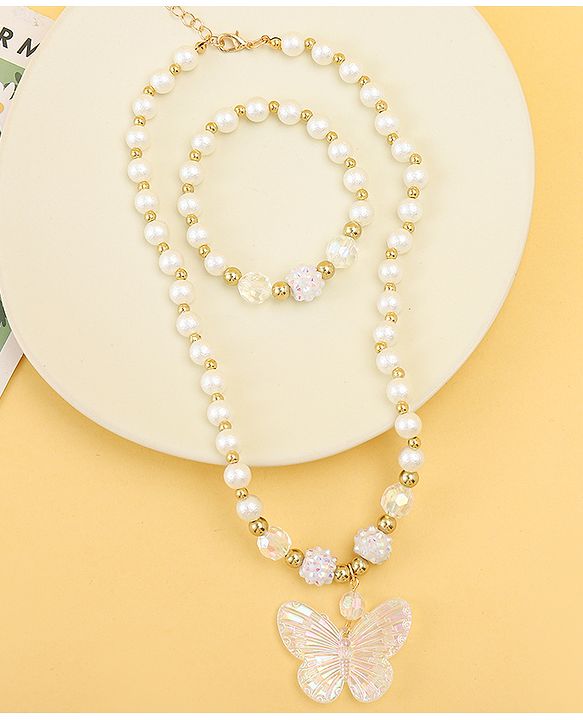 Babyhug Jewellery Set Free Size - White