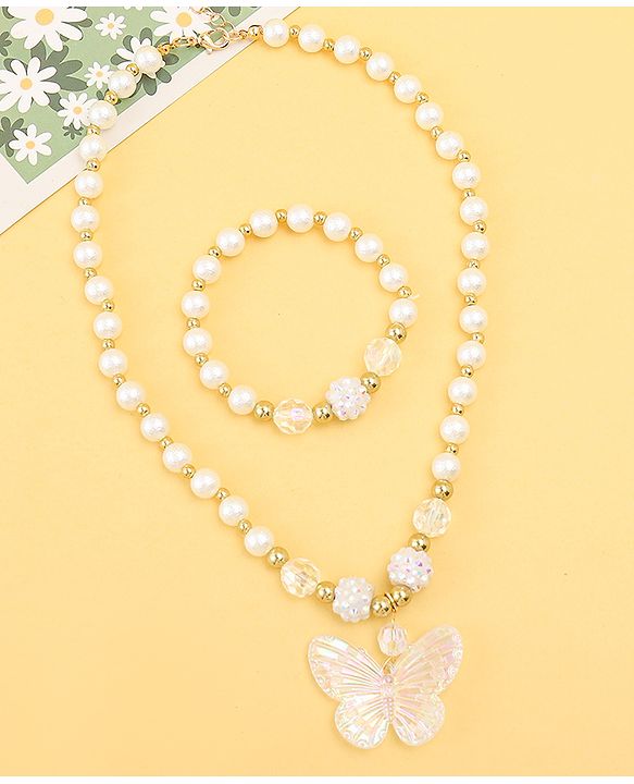 Babyhug Jewellery Set Free Size - White