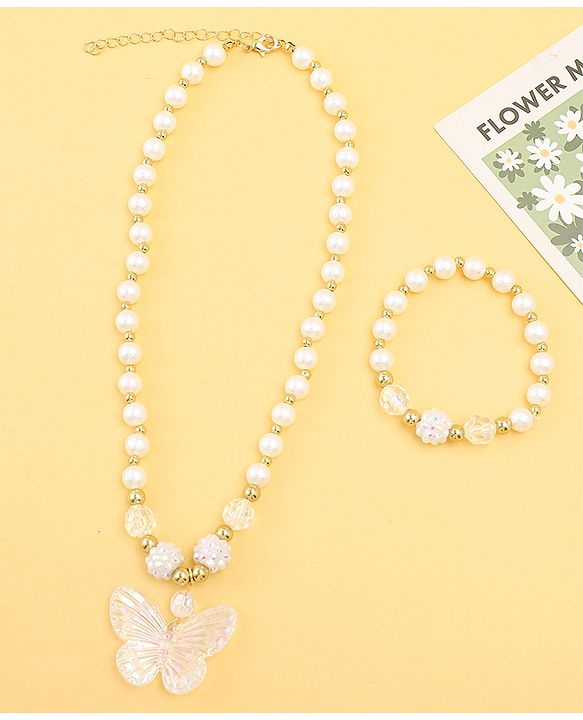 Babyhug Jewellery Set Free Size - White