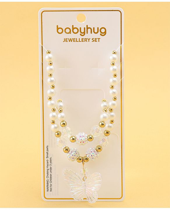 Babyhug Jewellery Set Free Size - White