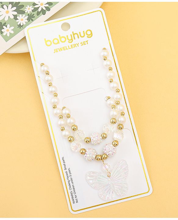 Babyhug Jewellery Set Free Size - White