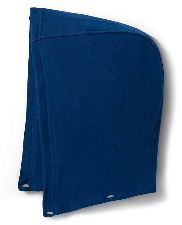 Babyhug Full Sleeves Denim Jacket with Detachable Hood - Blue