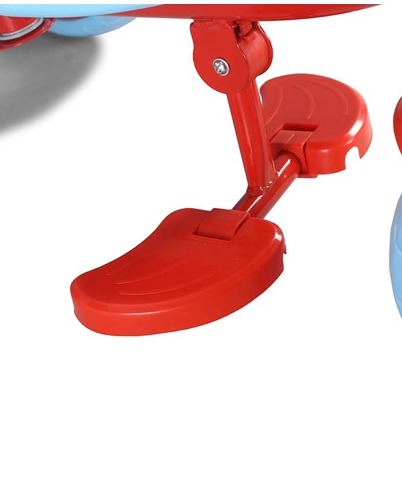 Babyhug Disney Mickey Kids Tricycle with Parental Push Handle- Red & Black| Antislip Pedals| Puncture Proof Wheels| Easy Assembling| Foldable Footrest| Toy for 2 to 5 year| Gifting Option