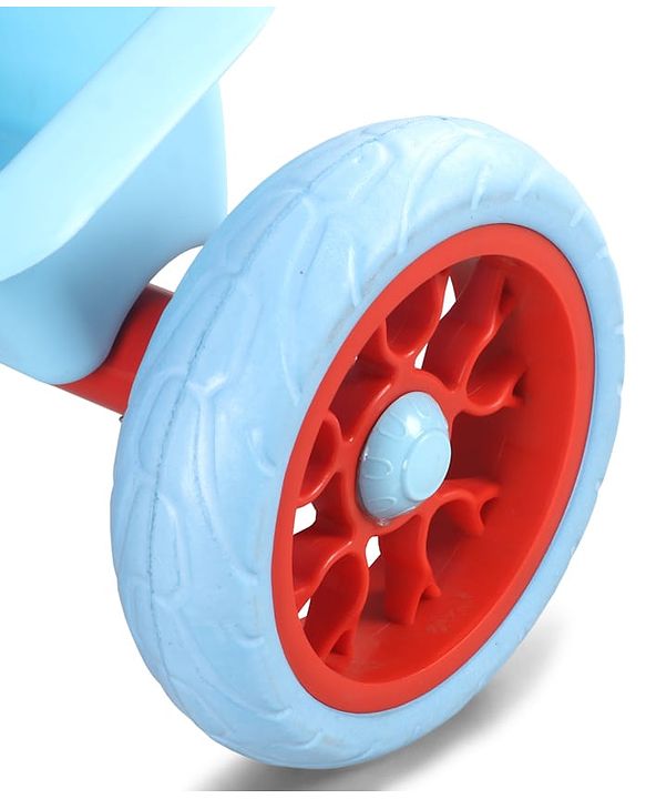 Babyhug Disney Mickey Kids Tricycle with Parental Push Handle- Red & Black| Antislip Pedals| Puncture Proof Wheels| Easy Assembling| Foldable Footrest| Toy for 2 to 5 year| Gifting Option