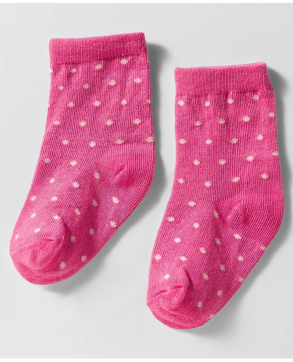 Cute Walk by Babyhug Knit Ankle Length Anti Bacterial Socks with Floral Design Pack of 3 - Navy Blue Pink & White